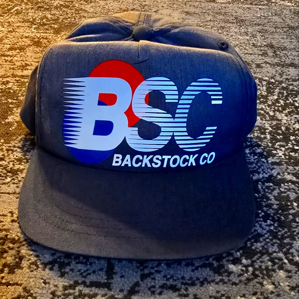 🔥🔥🔥Backstock Co Blue Cap with Red and White Logo🔥🔥🔥 rare text release only